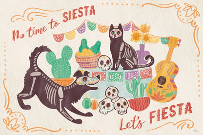 La Calaca I by Janelle Penner. SKU 75213i. Archival Giclee Fine art print for wall decor.