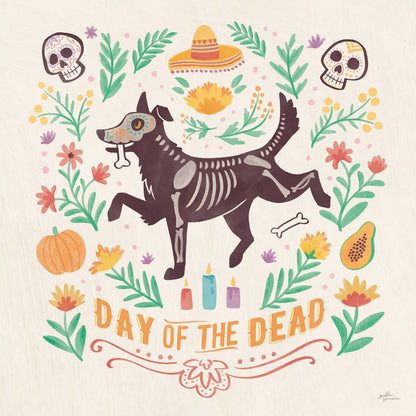 La Calaca V by Janelle Penner. SKU 75217a. Archival Giclee Fine art print for wall decor.