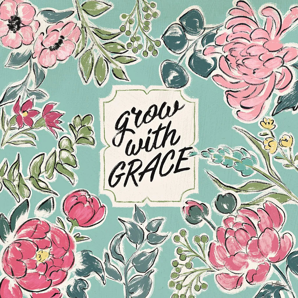 Live in Bloom IV by Janelle Penner. SKU 45943a. Archival Giclee Fine art print for wall decor.