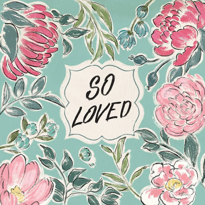 Live in Bloom V Loved by Janelle Penner. SKU 52511a. Archival Giclee Fine art print for wall decor.