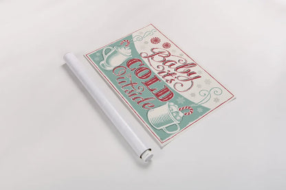 Merry Little Christmas I by Janelle Penner. shown as a rolled paper print. Available as archival giclee rolled canvas, fine art paper, or poster print. SKU 36038i.