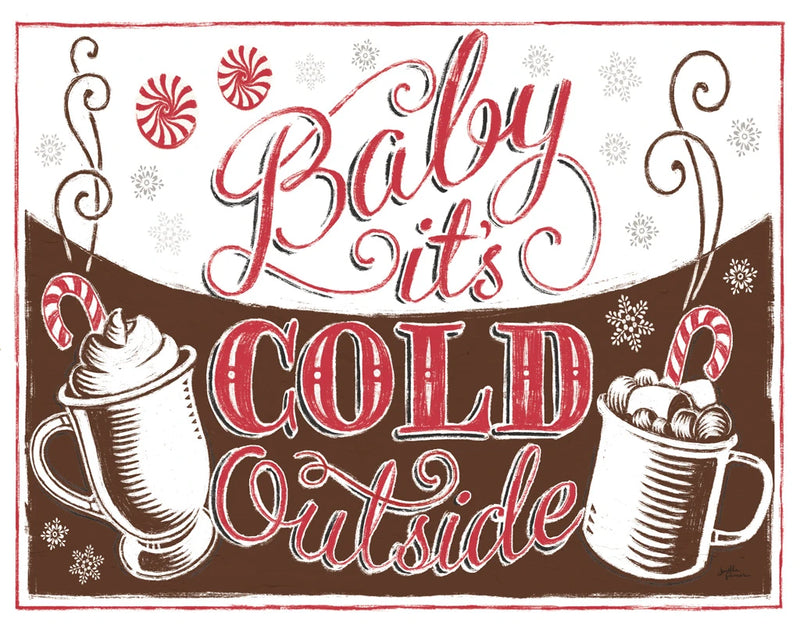 Merry Little Christmas I Brown by Janelle Penner