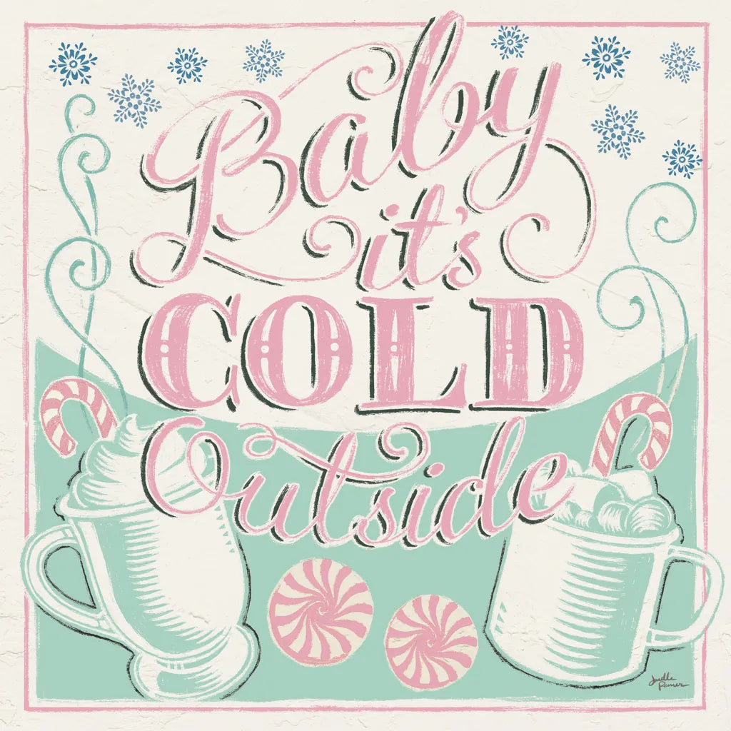 Merry Little Christmas II Vintage by Janelle Penner. SKU 50973a. Archival Giclee Fine art print for wall decor.