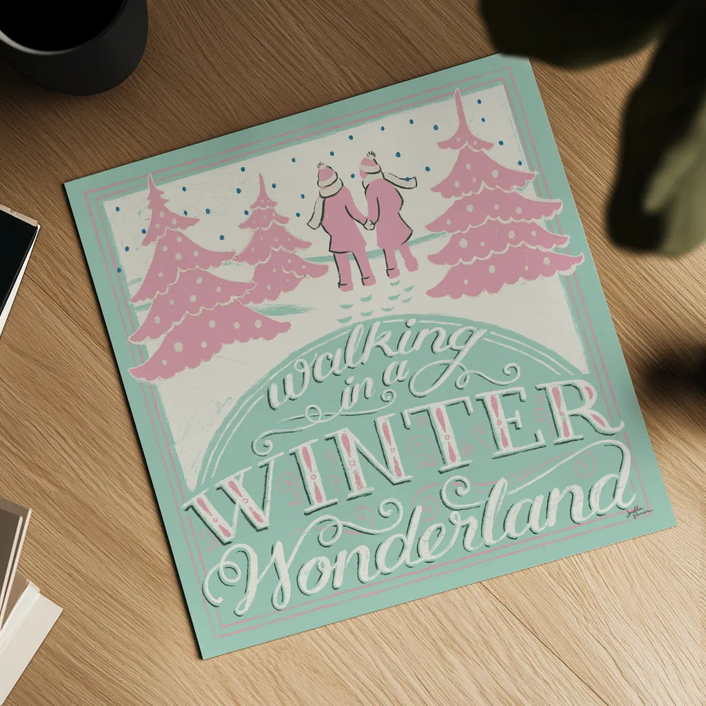 Merry Little Christmas III Vintage by Janelle Penner. Shown as a detailed flat fine art print, highlighting archival giclee quality. Available as an archival giclee rolled canvas, fine art paper, or poster print. SKU 50974a.