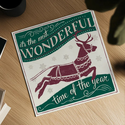 Merry Little Christmas IV GP by Janelle Penner. Shown as a detailed flat fine art print, highlighting archival giclee quality. Available as an archival giclee rolled canvas, fine art paper, or poster print. SKU 65488a.