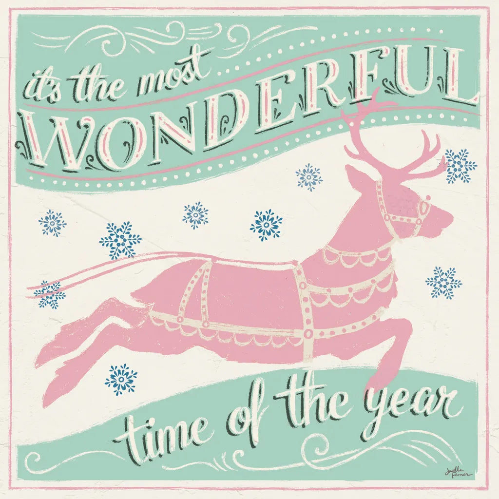 Merry Little Christmas IV Vintage by Janelle Penner. SKU 50975a. Archival Giclee Fine art print for wall decor.