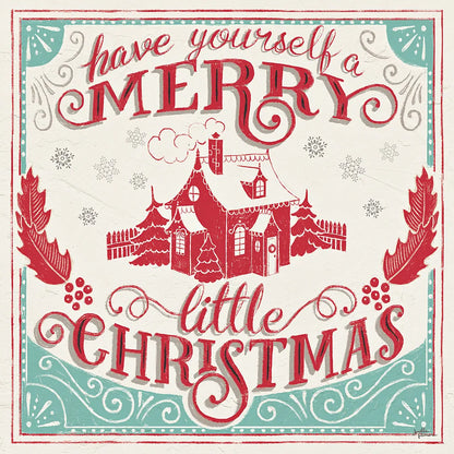 Merry Little Christmas V by Janelle Penner. SKU 36042a. Archival Giclee Fine art print for wall decor.