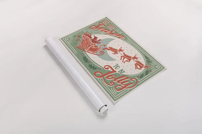 Naughty and Nice I by Janelle Penner. shown as a rolled paper print. Available as archival giclee rolled canvas, fine art paper, or poster print. SKU 66143i.