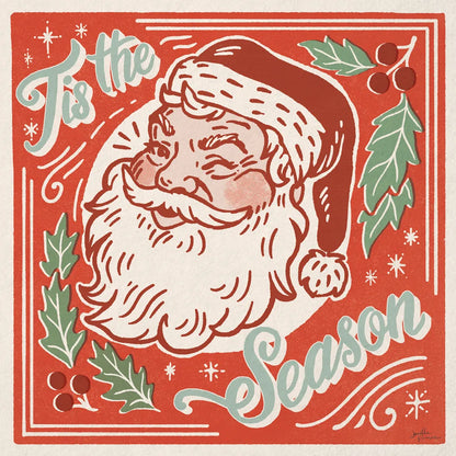 Naughty and Nice II Tis the Season by Janelle Penner. SKU 68347a. Archival Giclee Fine art print for wall decor.