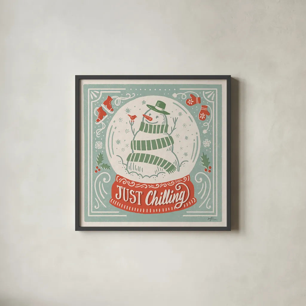 Naughty and Nice III by Janelle Penner. Shown in a sleek black glass frame for a contemporary gallery look. Available as an archival giclee rolled canvas, fine art paper, or poster print. SKU 66145a.