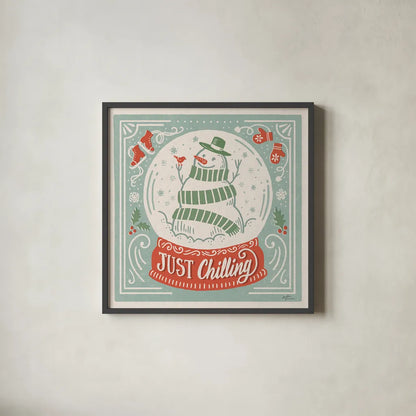 Naughty and Nice III by Janelle Penner. Shown in a sleek black glass frame for a contemporary gallery look. Available as an archival giclee rolled canvas, fine art paper, or poster print. SKU 66145a.