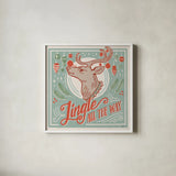 Naughty and Nice IV by Janelle Penner. Shown in a crisp white glass frame for a clean and minimalist style. Available as an archival giclee rolled canvas, fine art paper, or poster print. SKU 66146a.