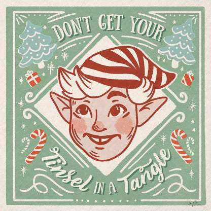 Naughty and Nice V by Janelle Penner. SKU 66147a. Archival Giclee Fine art print for wall decor.