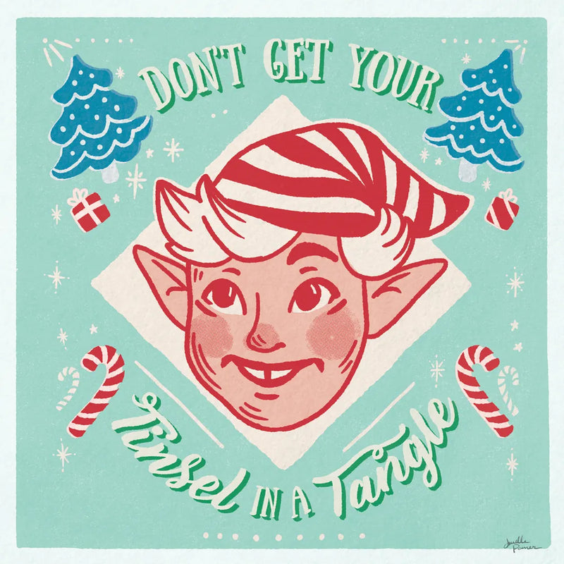Naughty and Nice V Bright by Janelle Penner. SKU 67596a. Archival Giclee Fine art print for wall decor.
