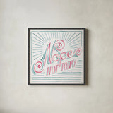 Nope Not Today I by Janelle Penner. Shown in a sleek black glass frame for a contemporary gallery look. Available as an archival giclee rolled canvas, fine art paper, or poster print. SKU 58229a.