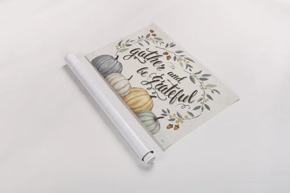 Our Home IV Gather by Janelle Penner. shown as a rolled paper print. Available as archival giclee rolled canvas, fine art paper, or poster print. SKU 47600i.