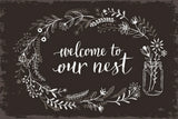 Our Nest I Black by Janelle Penner. SKU 33500i. Archival Giclee Fine art print for wall decor.