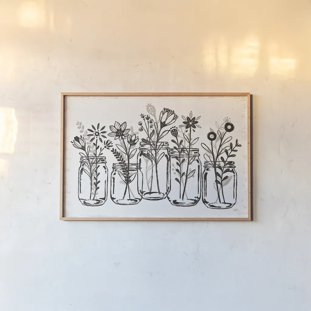 Our Nest II by Janelle Penner. shown as a paper print in a natural frame. Available as a archival giclee rolled canvas, fine art paper, or poster print. SKU 33493i.