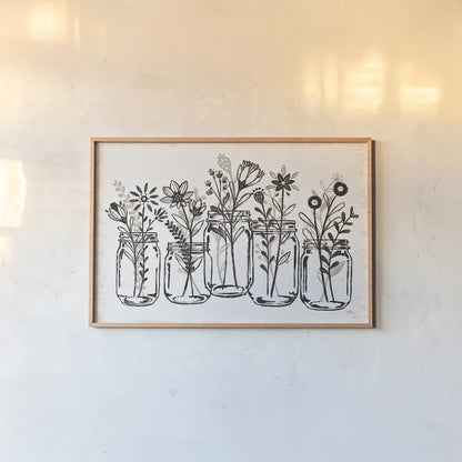 Our Nest II by Janelle Penner. shown as a paper print in a natural frame. Available as a archival giclee rolled canvas, fine art paper, or poster print. SKU 33493i.