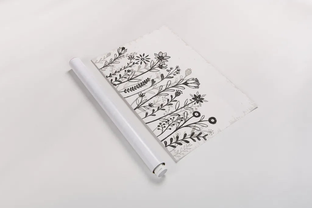 Our Nest IX Florals by Janelle Penner. shown as a rolled paper print. Available as archival giclee rolled canvas, fine art paper, or poster print. SKU 84044i.