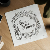 Our Nest V by Janelle Penner. Shown as a detailed flat fine art print, highlighting archival giclee quality. Available as an archival giclee rolled canvas, fine art paper, or poster print. SKU 33496a.