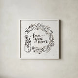Our Nest V by Janelle Penner. Shown in a crisp white glass frame for a clean and minimalist style. Available as an archival giclee rolled canvas, fine art paper, or poster print. SKU 33496a.