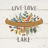 Peace and Lodge I by Janelle Penner. SKU 28979a. Archival Giclee Fine art print for wall decor.