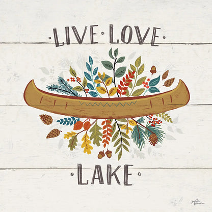 Peace and Lodge I by Janelle Penner. SKU 28979a. Archival Giclee Fine art print for wall decor.