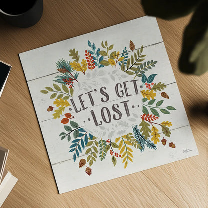 Peace and Lodge II by Janelle Penner. Shown as a detailed flat fine art print, highlighting archival giclee quality. Available as an archival giclee rolled canvas, fine art paper, or poster print. SKU 28980a.