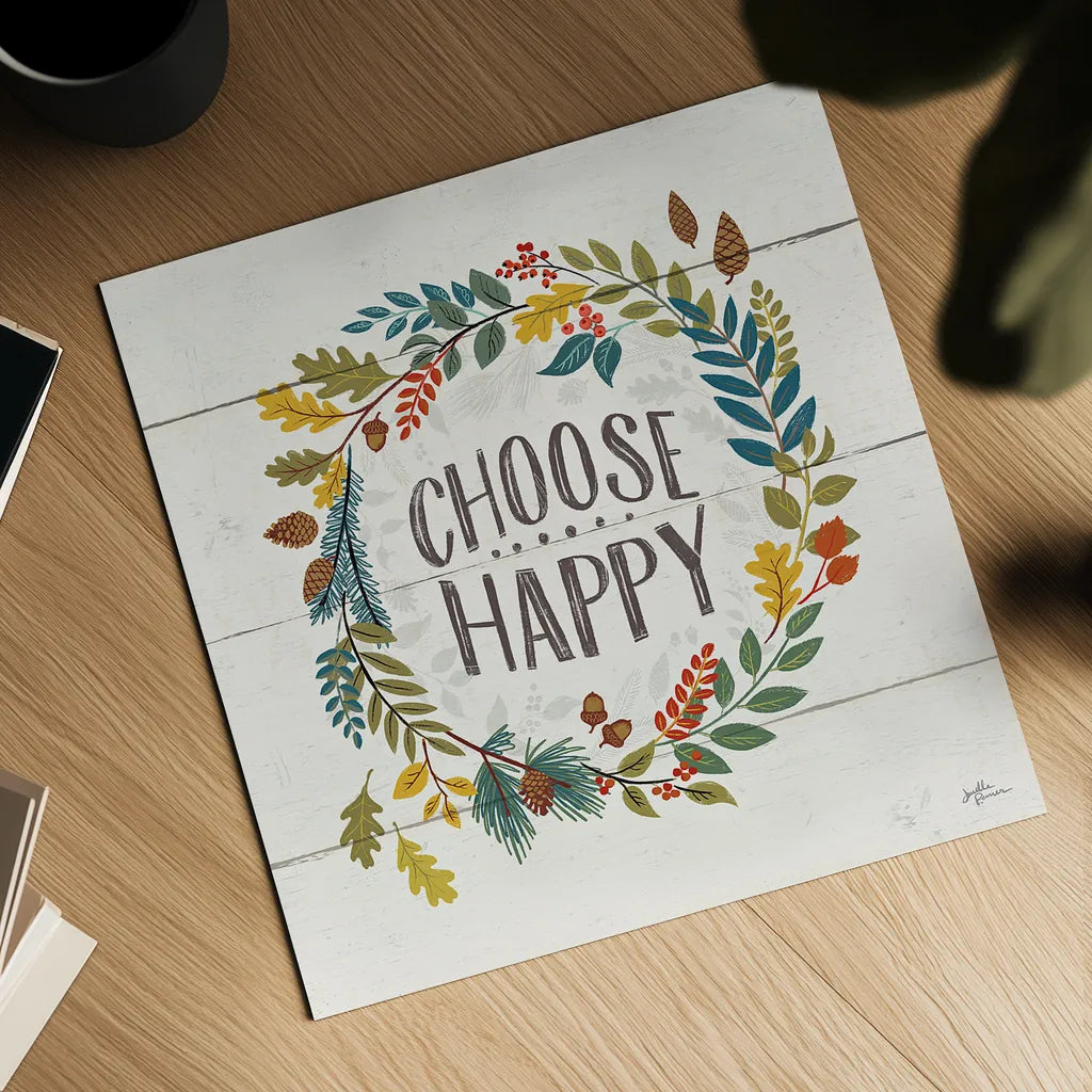 Peace and Lodge III by Janelle Penner. Shown as a detailed flat fine art print, highlighting archival giclee quality. Available as an archival giclee rolled canvas, fine art paper, or poster print. SKU 28981a.