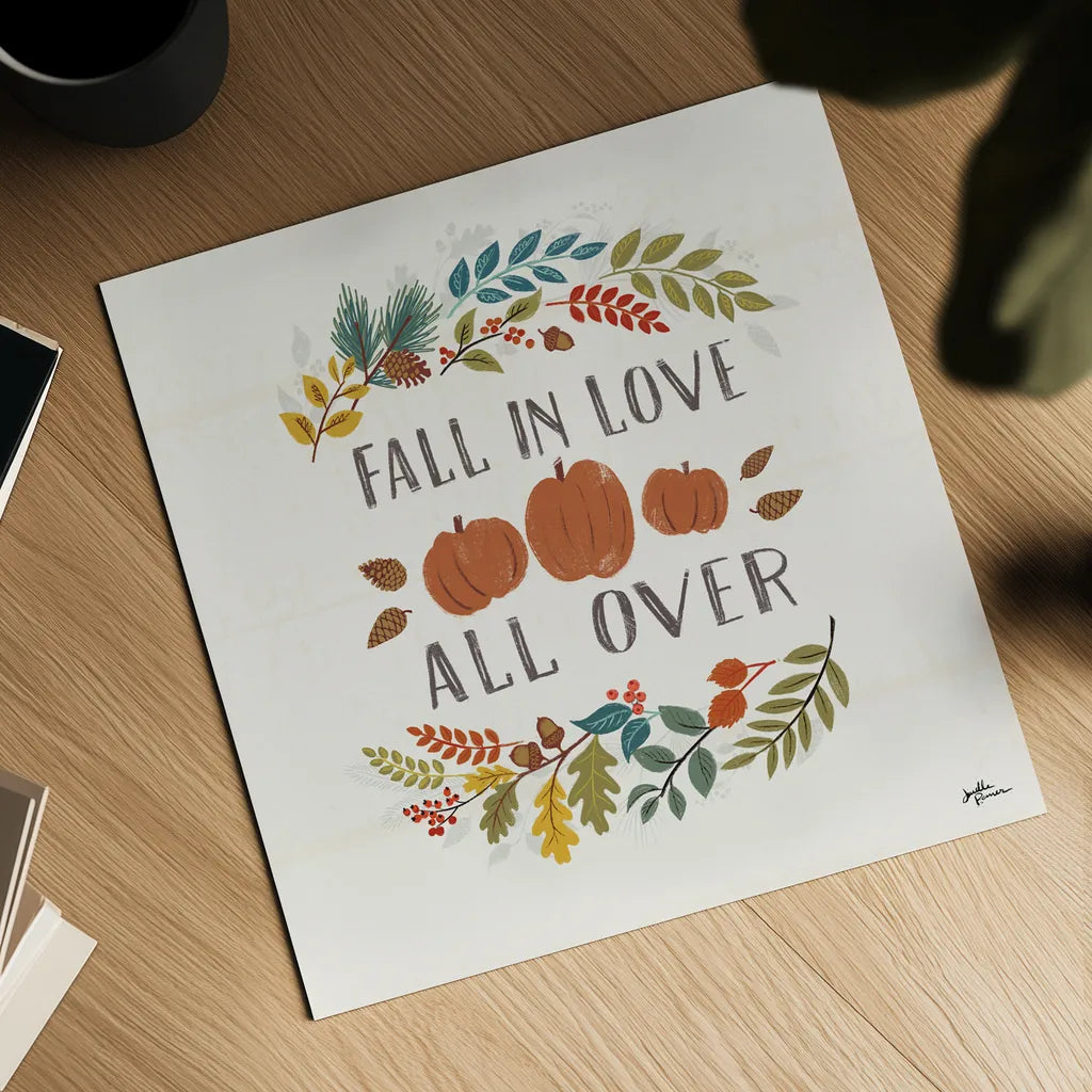 Peace and Lodge IX by Janelle Penner. Shown as a detailed flat fine art print, highlighting archival giclee quality. Available as an archival giclee rolled canvas, fine art paper, or poster print. SKU 32025a.