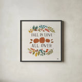Peace and Lodge IX by Janelle Penner. Shown in a sleek black glass frame for a contemporary gallery look. Available as an archival giclee rolled canvas, fine art paper, or poster print. SKU 32025a.