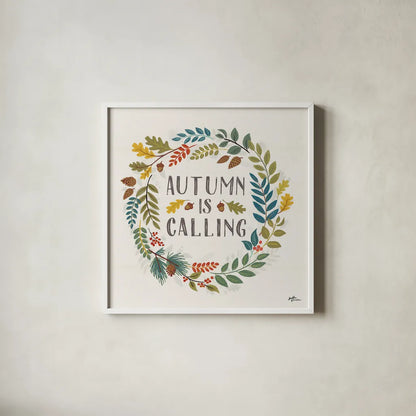 Peace and Lodge VII by Janelle Penner. Shown in a crisp white glass frame for a clean and minimalist style. Available as an archival giclee rolled canvas, fine art paper, or poster print. SKU 32023a.