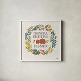 Peace and Lodge VIII by Janelle Penner. Shown in a crisp white glass frame for a clean and minimalist style. Available as an archival giclee rolled canvas, fine art paper, or poster print. SKU 32024a.