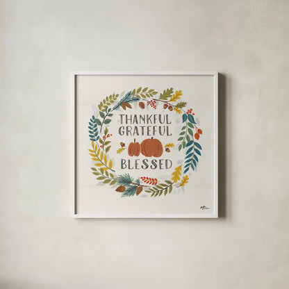 Peace and Lodge VIII by Janelle Penner. Shown in a crisp white glass frame for a clean and minimalist style. Available as an archival giclee rolled canvas, fine art paper, or poster print. SKU 32024a.