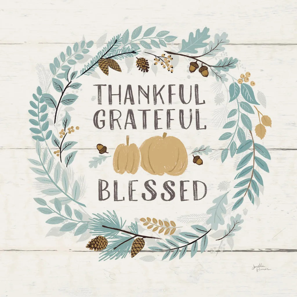 Peace and Lodge VIII on Shiplap Blue by Janelle Penner. SKU 37000a. Archival Giclee Fine art print for wall decor.