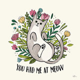 Purrfect Garden III by Janelle Penner. SKU 37609a. Archival Giclee Fine art print for wall decor.