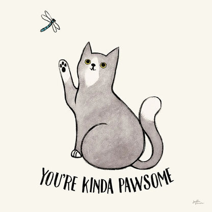 Purrfect Garden IV No Flowers by Janelle Penner. SKU 39360a. Archival Giclee Fine art print for wall decor.