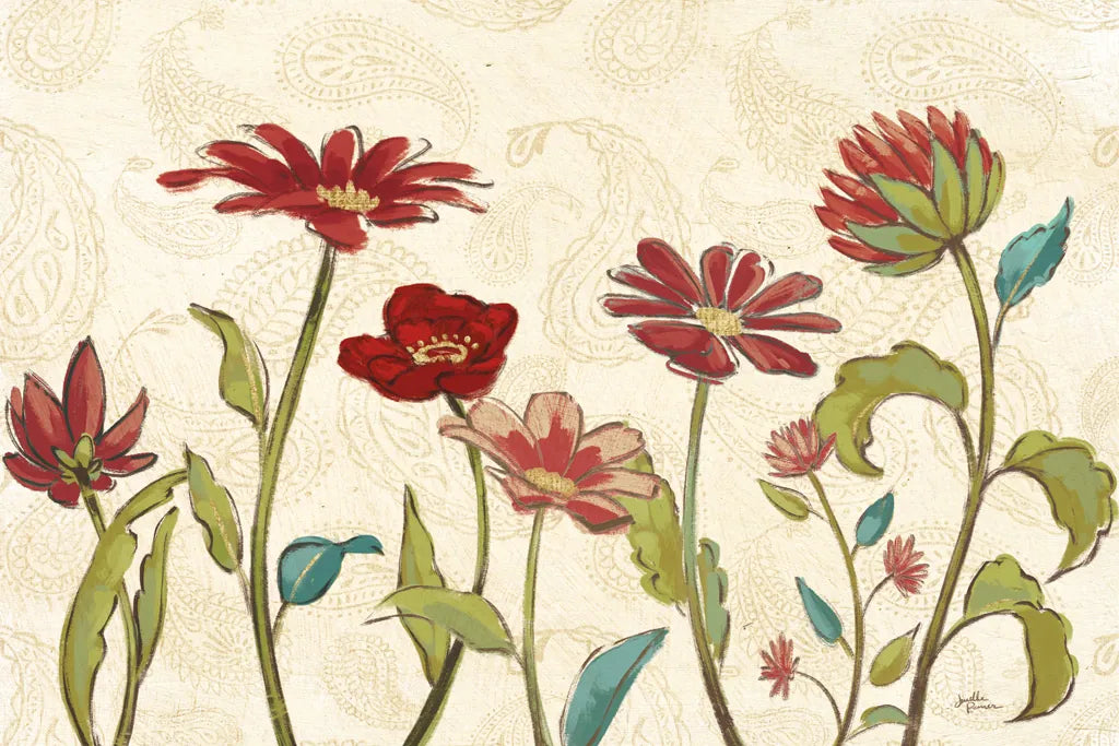 Red Gold Beauties II by Janelle Penner. SKU 55942i. Archival Giclee Fine art print for wall decor.