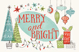 Retro Christmas I by Janelle Penner. SKU 36158i. Archival Giclee Fine art print for wall decor.