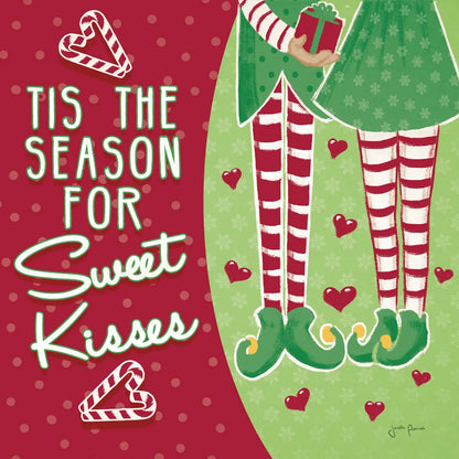 Retro Christmas VIII Green by Janelle Penner. SKU 57806a. Archival Giclee Fine art print for wall decor.