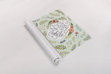 Retro Garden I Mint by Janelle Penner. shown as a rolled paper print. Available as archival giclee rolled canvas, fine art paper, or poster print. SKU 34954i.