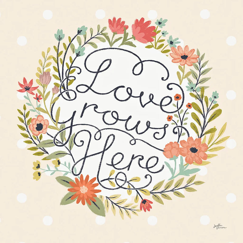 Retro Garden III by Janelle Penner. SKU 34951a. Archival Giclee Fine art print for wall decor.