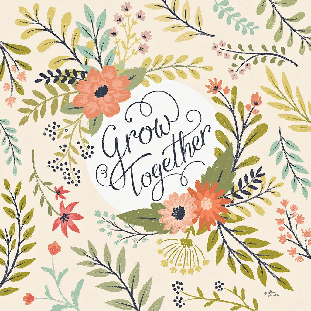 Retro Garden V by Janelle Penner. SKU 34953a. Archival Giclee Fine art print for wall decor.