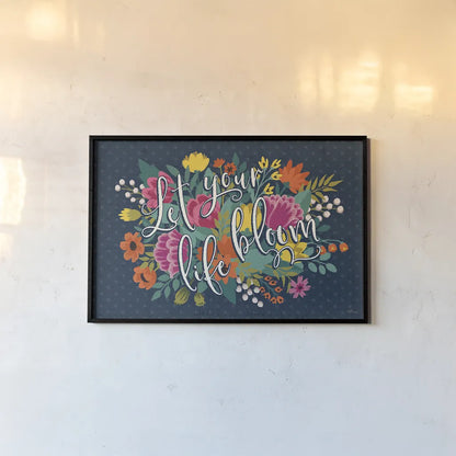 Romantic Luxe I by Janelle Penner. shown as a paper print in a black flame. Available as a archival giclee rolled canvas, fine art paper, or poster print. SKU 37876i.