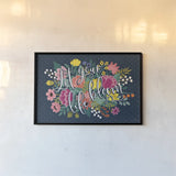 Romantic Luxe I Pastel by Janelle Penner. shown as a paper print in a black flame. Available as a archival giclee rolled canvas, fine art paper, or poster print. SKU 37892i.