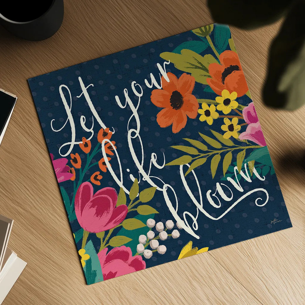 Romantic Luxe II by Janelle Penner. Shown as a detailed flat fine art print, highlighting archival giclee quality. Available as an archival giclee rolled canvas, fine art paper, or poster print. SKU 37877a.