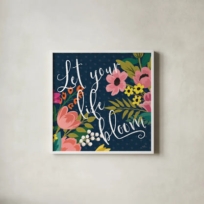 Romantic Luxe II Pastel by Janelle Penner. Shown in a crisp white glass frame for a clean and minimalist style. Available as an archival giclee rolled canvas, fine art paper, or poster print. SKU 37893a.