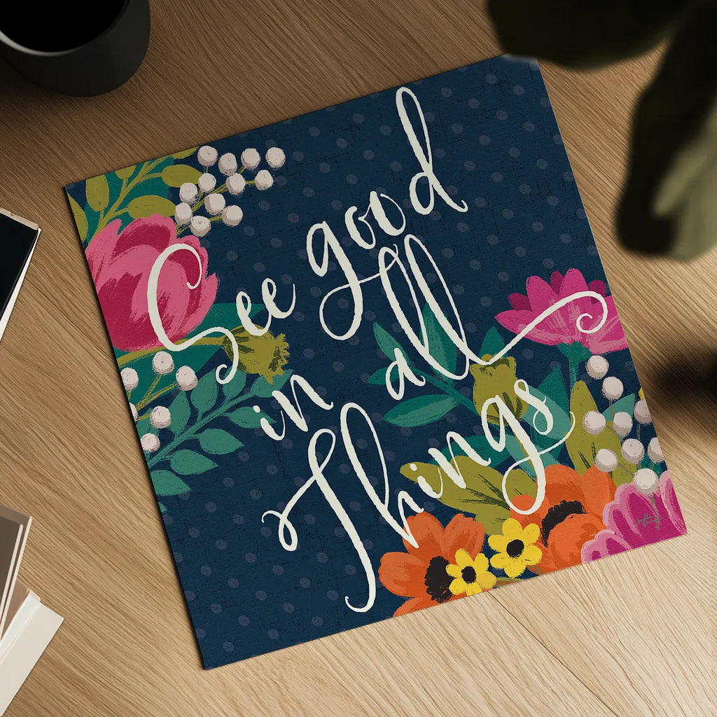 Romantic Luxe III by Janelle Penner. Shown as a detailed flat fine art print, highlighting archival giclee quality. Available as an archival giclee rolled canvas, fine art paper, or poster print. SKU 37878a.