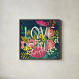 Romantic Luxe IV Pastel by Janelle Penner. Shown in a sleek black glass frame for a contemporary gallery look. Available as an archival giclee rolled canvas, fine art paper, or poster print. SKU 37895a.
